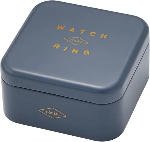 Fossil Women's Watch Ring with Two-Hand Analog Display and Stainless Steel Expansion Band