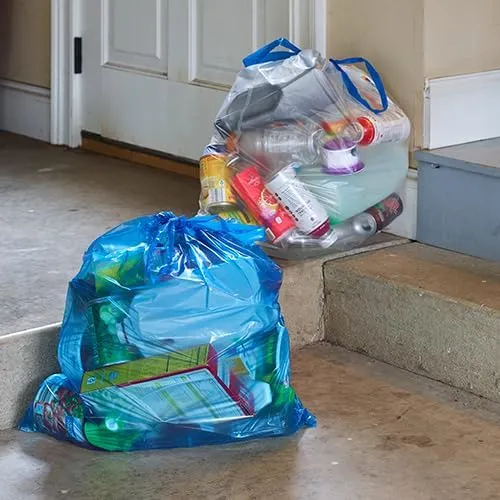 Hefty Blue Trash Bags, Blue, 30 Gallon, 36 Count