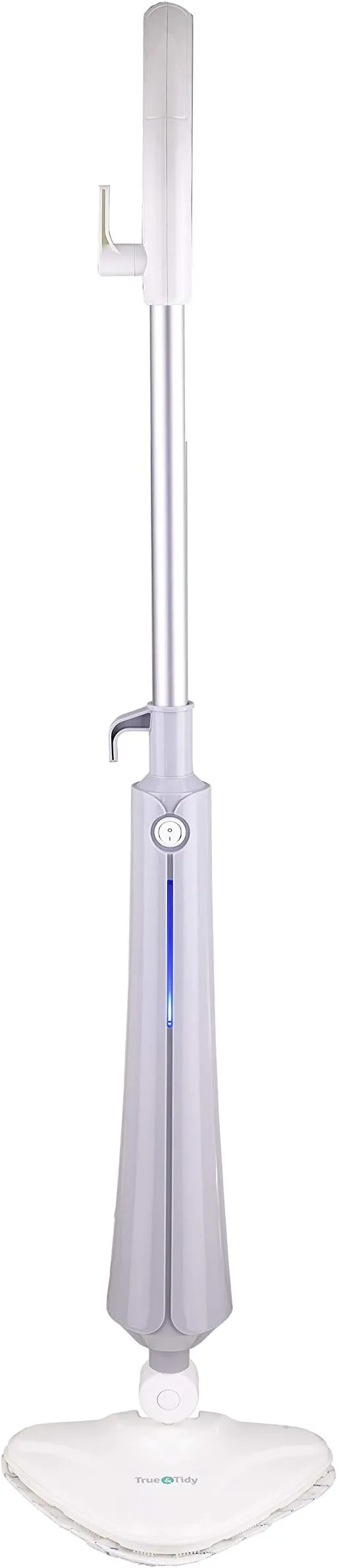 True & Tidy, Multi-Surface Heavy Duty Steam Mop, Includes Steam Mop, 1 Steam Mop Pad, Carpet Glider. & Water Cup, STM-300, Gray