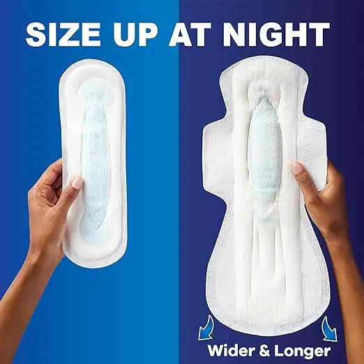 Always Maxi Daytime Pads Without Wings, Size 1, Regular, Unscented, 48 CT