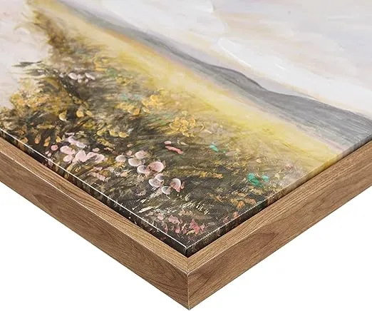 Madison Park The Peaceful River Wall Art Classic Landscape Impressionist Painting Framed Wall Décor, Entryway Decor Home Accent, Ready to Hang Bedroom Wall Decor, 40" W x 27" H x 1.5" D Green/Multi